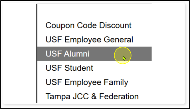 registration system screenshot