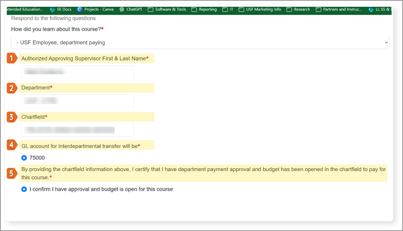 registration system screenshot