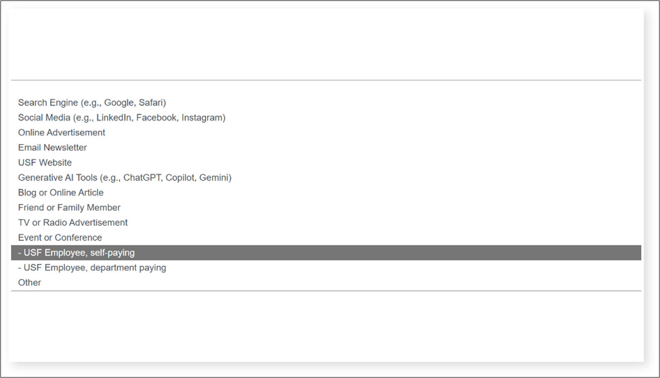 registration system screenshot
